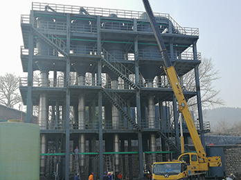 山東四效蒸發器項目安裝現場 山東四效蒸發器項目安裝現場