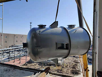 山西雙效MVR蒸發器安裝現場 山西雙效MVR蒸發器安裝現場